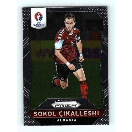 2016 Panini Uefa Euro Prizm Base #199 Sokol Cikalleshi