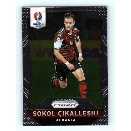 2016 Panini Uefa Euro Prizm Base #199 Sokol Cikalleshi