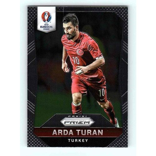 2016 Panini Uefa Euro Prizm Base #204 Arda Turan