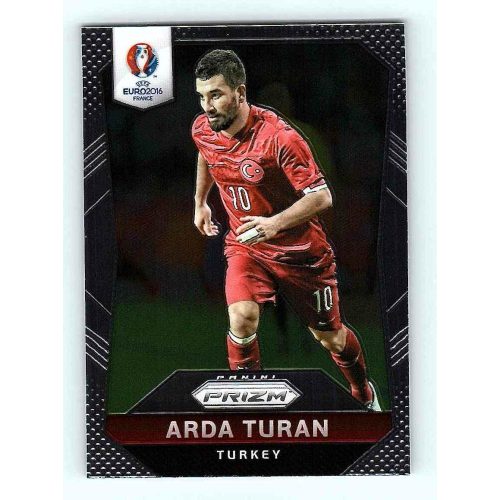 2016 Panini Uefa Euro Prizm Base #204 Arda Turan