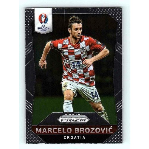 2016 Panini Uefa Euro Prizm Base #185 Marcelo Brozovic