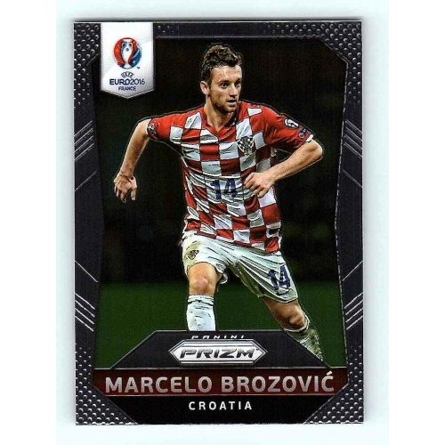 2016 Panini Uefa Euro Prizm Base #185 Marcelo Brozovic