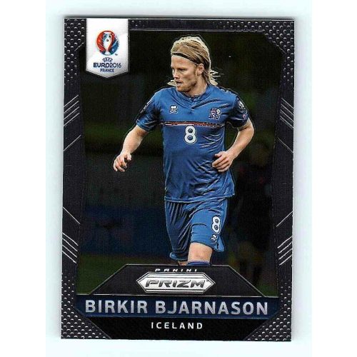 2016 Panini Uefa Euro Prizm Base #109 Birkir Bjarnason