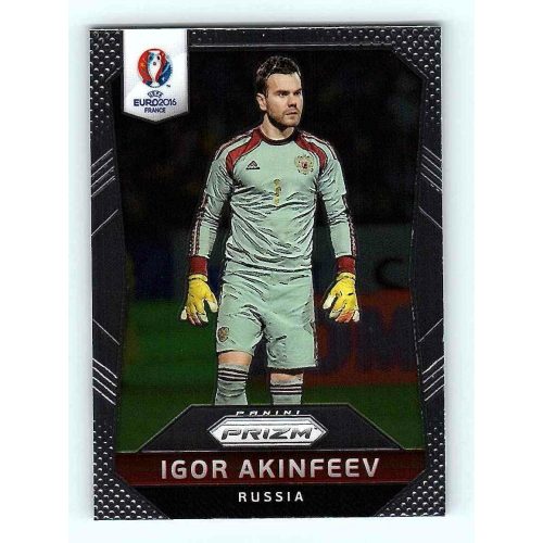 2016 Panini Uefa Euro Prizm Base #169 Igor Akinfeev