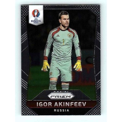 2016 Panini Uefa Euro Prizm Base #169 Igor Akinfeev RC