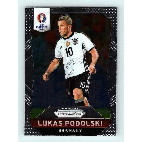 2016 Panini Uefa Euro Prizm Base #52 Lukas Podolski