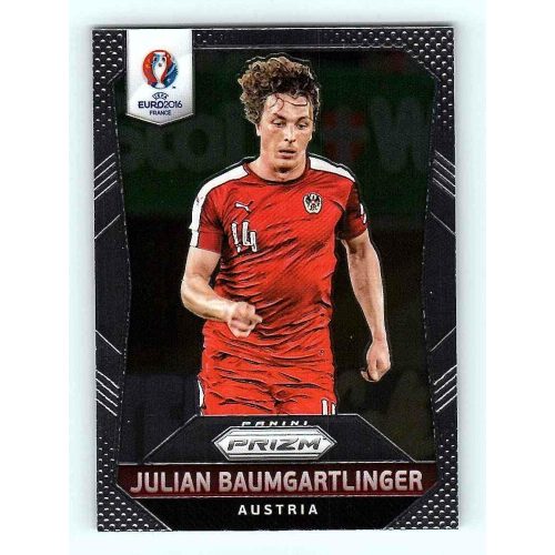 2016 Panini Uefa Euro Prizm Base #84 Julian Baumgartlinger