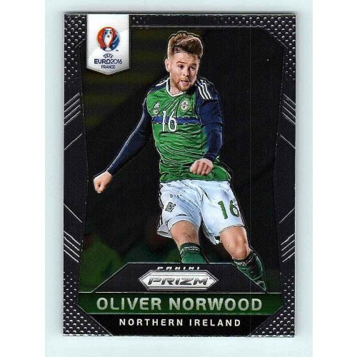 2016 Panini Uefa Euro Prizm Base #72 Oliver Norwood