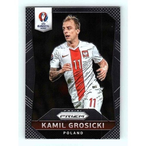 2016 Panini Uefa Euro Prizm Base #143 Kamil Grosicki