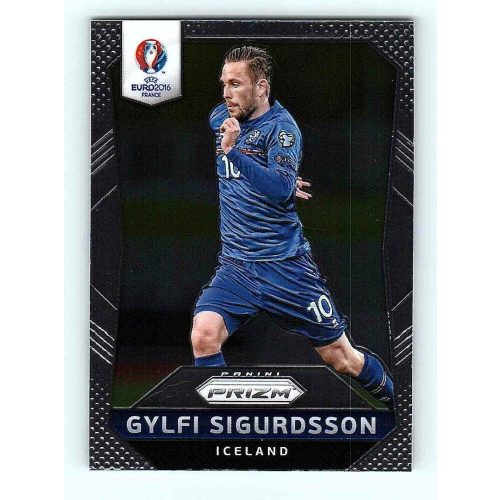 2016 Panini Uefa Euro Prizm Base #108 Gylfi Sigurdsson