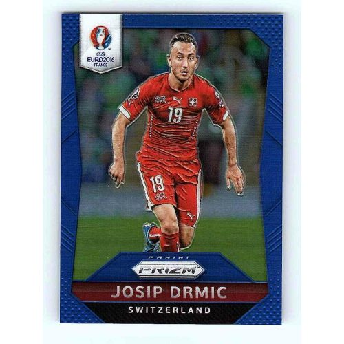 2016 Panini Uefa Euro Prizm Blue Prizms #151 Josip Drmic    094/249