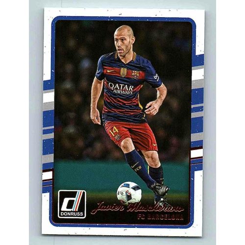 2016-17 Donruss Soccer Base #27 Javier Mascherano