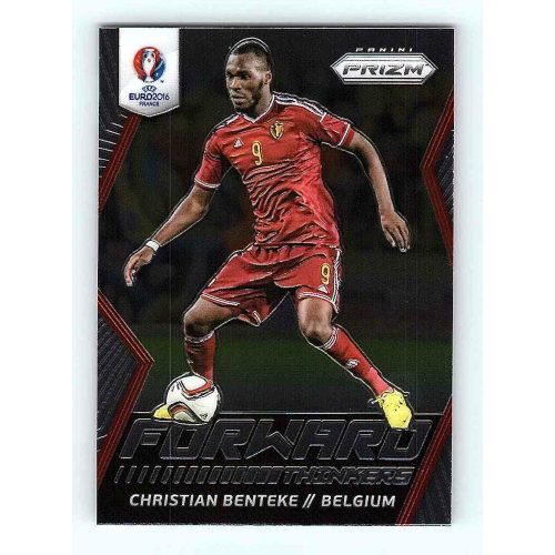 2016-17 Panini Uefa Euro Prizm Forward Thinkers #16 Christian Benteke