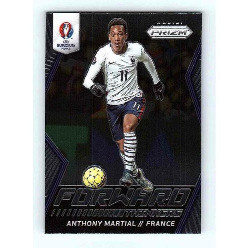 2016-17 Panini Uefa Euro Prizm Forward Thinkers #24 Anthony Martial