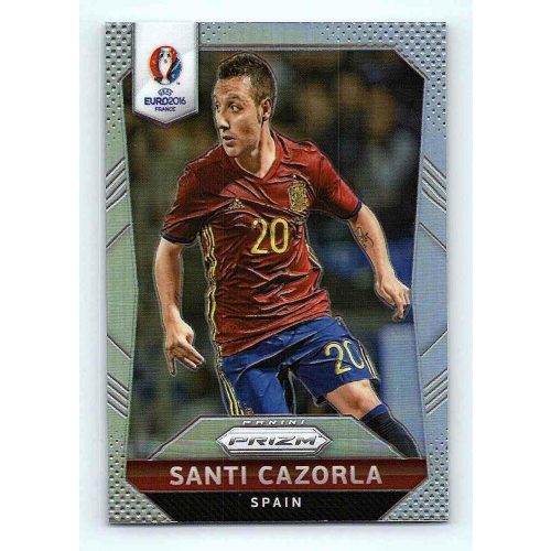 2016-17 Panini Uefa Euro Prizm Base Silver Prizms #41 Santi Cazorla