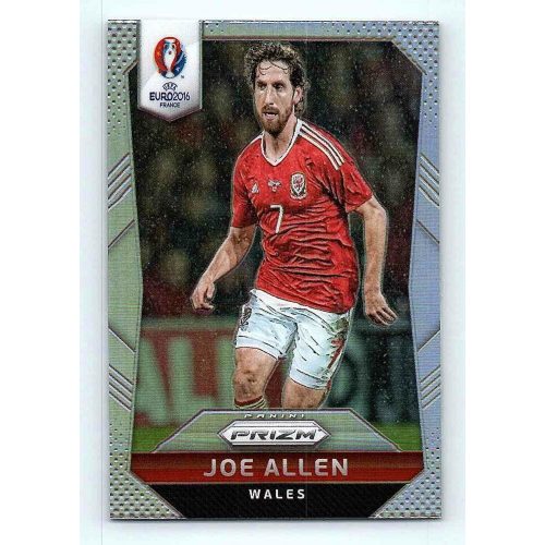 2016-17 Panini Uefa Euro Prizm Base Silver Prizms #122 Joe Allen