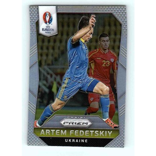 2016-17 Panini Uefa Euro Prizm Base Silver Prizms #219 Artem Fedetskiy