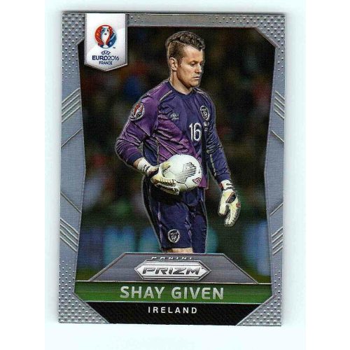 2016-17 Panini Uefa Euro Prizm Base Silver Prizms #225 Shay Given