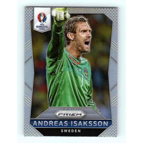 2016-17 Panini Uefa Euro Prizm Base Silver Prizms #244 Andreas Isaksson