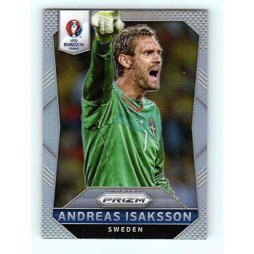 2016-17 Panini Uefa Euro Prizm Base Silver Prizms #244 Andreas Isaksson