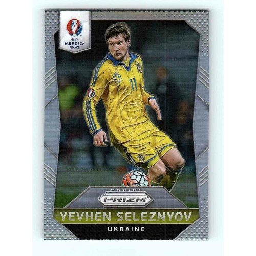 2016-17 Panini Uefa Euro Prizm Base Silver Prizms #218 Yevhen Seleznyov