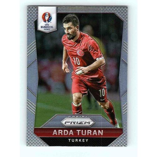 2016-17 Panini Uefa Euro Prizm Base Silver Prizms #204 Arda Turan