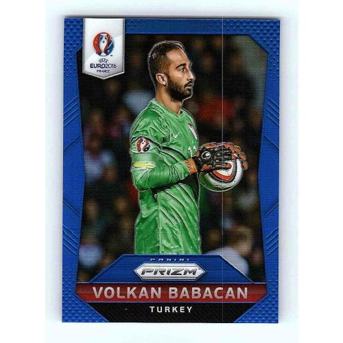 2016-17 Panini Uefa Euro Prizm Base Blue Prizms #201 Volkan Babacan    225/249