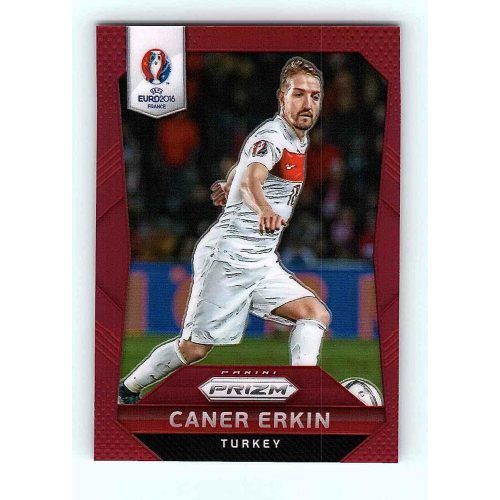 2016-17 Panini Uefa Euro Prizm Base Red Prizms #208 Caner Erkin    119/149