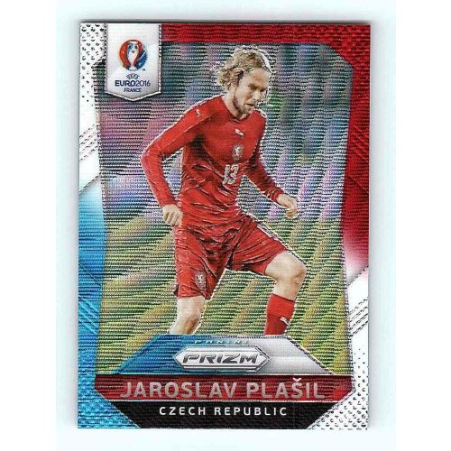 2016-17 Panini Uefa Euro Prizm Base Red & Light Blue Prizms #21 Jaroslav Plasil