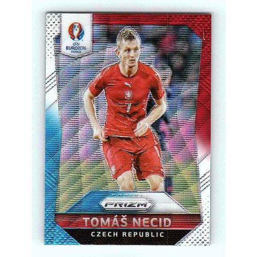 2016-17 Panini Uefa Euro Prizm Base Red & Light Blue Prizms #19 Tomas Necid