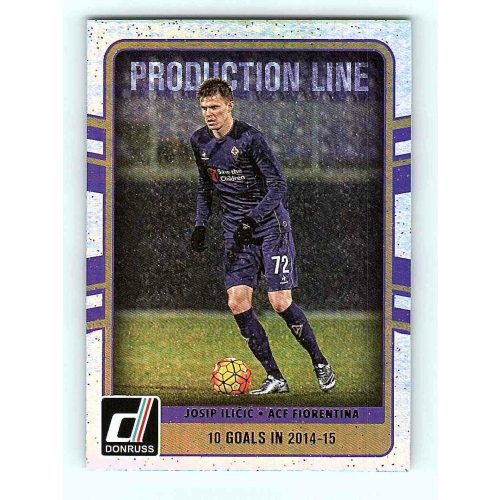 2016-17 Donruss Soccer Production Line Holographic #21 Josip Ilicic