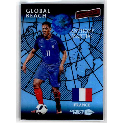 2016-17 Aficionado Soccer Global Reach Press Proof #175 Anthony Martial