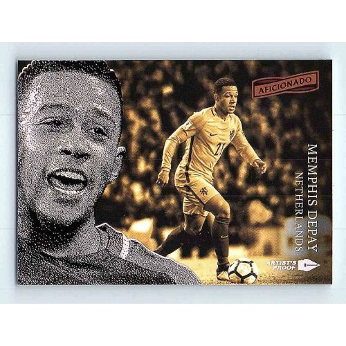 2016-17 Aficionado Soccer Base Artis's Proof #98 Memphis Depay