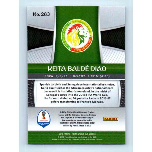 2017-18 Panini Prizm World Cup Soccer Base #283 Keita Balde Diao