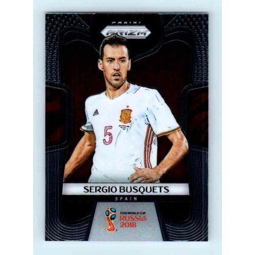 2017-18 Panini Prizm World Cup Soccer Base #207 Sergio Busquets