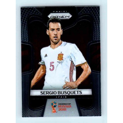 2017-18 Panini Prizm World Cup Soccer Base #207 Sergio Busquets