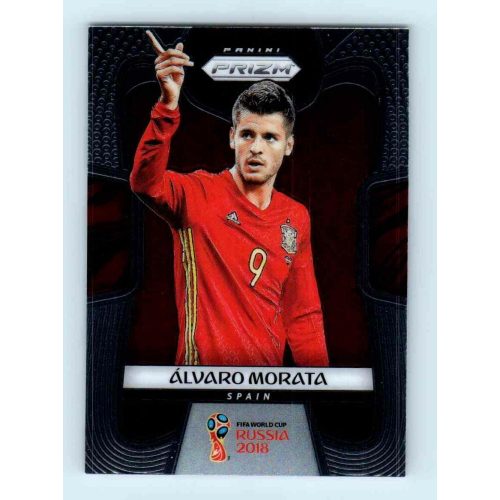 2017-18 Panini Prizm World Cup Soccer Base #199 Alvaro Morata