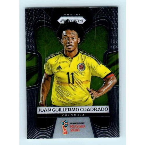 2017-18 Panini Prizm World Cup Soccer Base #42 Juan Guillermo Cuadrado