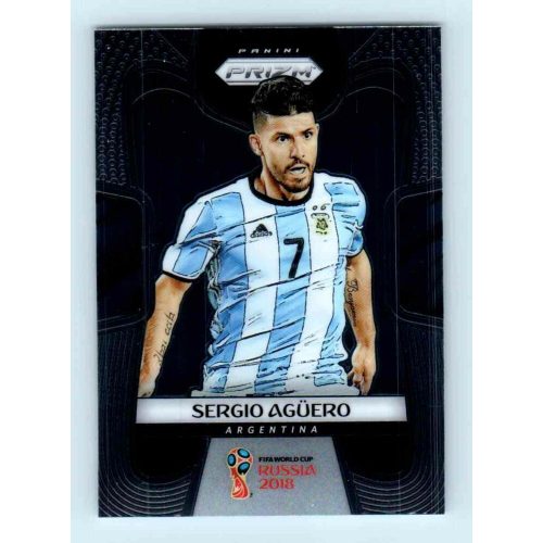 2017-18 Panini Prizm World Cup Soccer Base #11 Sergio Agüero