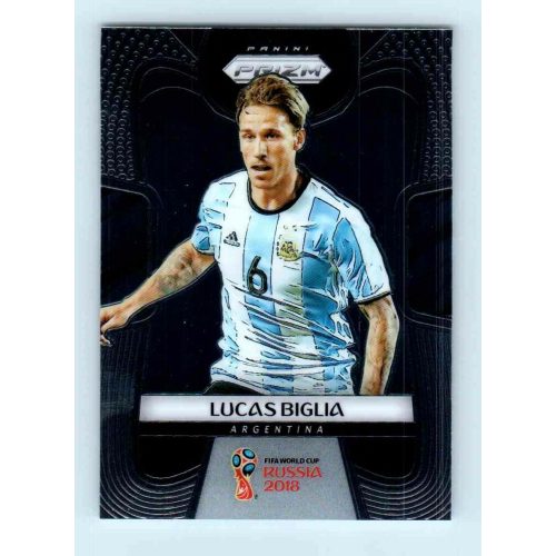 2017-18 Panini Prizm World Cup Soccer Base #7 Lucas Biglia