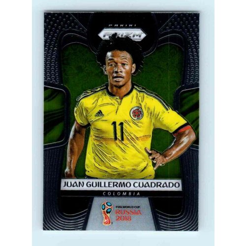 2017-18 Panini Prizm World Cup Soccer Base #42 Juan Guillermo Cuadrado