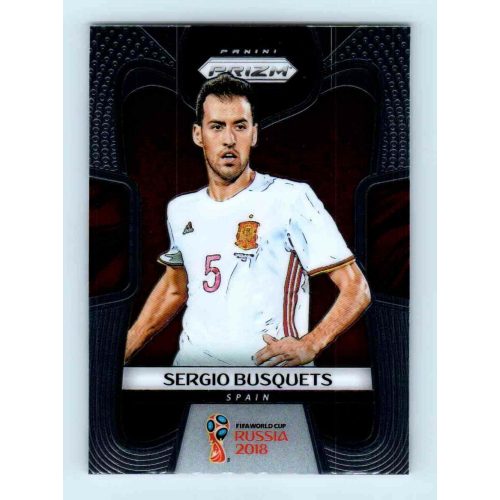 2017-18 Panini Prizm World Cup Soccer Base #207 Sergio Busquets