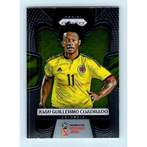 2017-18 Panini Prizm World Cup Soccer Base #42 Juan Guillermo Cuadrado