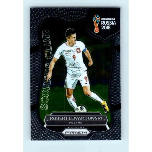 2017-18 Panini Prizm World Cup Soccer Scorers Club #SC-15 Robert Lewandowski