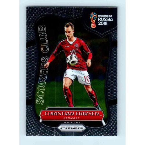 2017-18 Panini Prizm World Cup Soccer Scorers Club #SC-26 Christian Eriksen