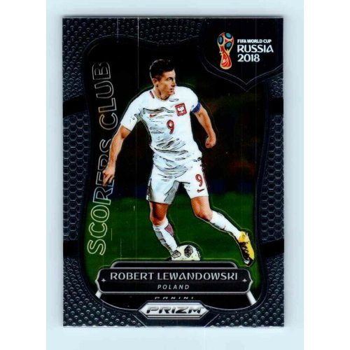 2017-18 Panini Prizm World Cup Soccer Scorers Club #SC-15 Robert Lewandowski