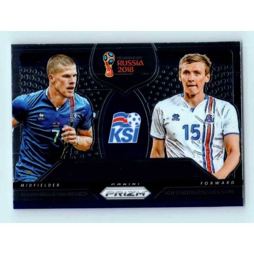 2017-18 Panini Prizm World Cup Soccer Connections #C-9 Johann Berg Gudmundsson / Jon Dadi Bödvarsson