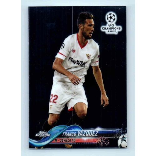 2017-18 Topps Champions League Chrome Base #99 Franco Vazquez