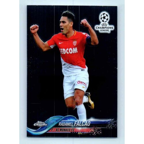 2017-18 Topps Champions League Chrome Base #43 Radamel Falcao