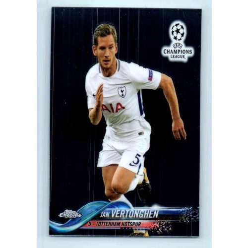 2017-18 Topps Champions League Chrome Base #79 Jan Vertonghen